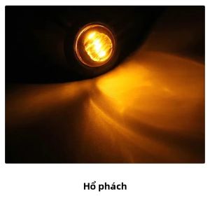 Đèn Báo Rẽ LED Tròn 10/20x 24V Đèn Phanh Đèn Hậu Đèn Báo Hiệu Lắp Chung Cho Xe Tải Rơ Moóc Ô Tô