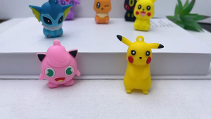 【Local Seller】POKEMON Pikachu Charmander Squirtle Bulbasaur Keychain Car Key Chain Pendant Key Ring Ornament Gift