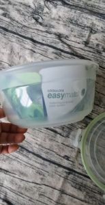 Hộp Nhựa Đựng Thực Phẩm SaLat Canh Hình Tròn Kín Hơi Nhựa PP Nestable HSM945 - 1.4L