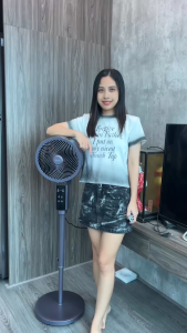 Quạt tuần hoàn CREEN CR-FSM50-DC điều khiển giọng nói Ai 12 tốc độ gió động cơ DC không chổi than 55W