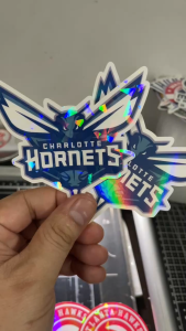 CHARLOTTE HORNETS LOGO PREMIUM STICKER LOGO BUY 1 TAKE 1 STICKER (waterproof scratch proof)