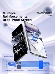 Microcrystalline Ceramic Film for Opporeno13 pro And 12 Models High Definition Explosion Proof Anti Fall No Dust Second Generation Tempered Glass