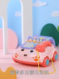 Childrens Telephone Toys 0-1-3 Year Old Baby Story Simulation Phone Making Piano Music Telephone