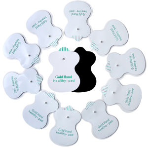 50/100pcs Electrode Pads Reusable Massage Patch Electrodes Digital Therapy Massage 3.5mm for Tens Digital Therapy Machine