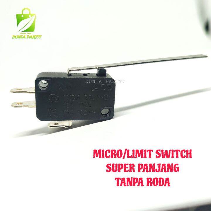 Micro Limit Switch Plat Super Panjang Tanpa Roda Limid Switch Lazada Indonesia