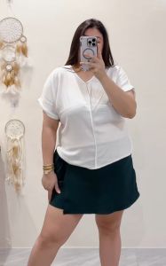NF OLIVIA SKORT FOR WOMAN | WOVEN FABRIC | PLUS SIZE 40-46 WAIST