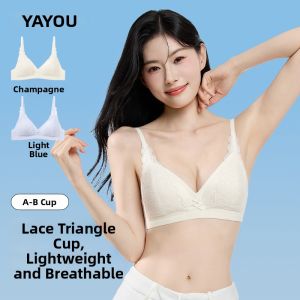 YIYOU | Lace French Bra For Small Chest Gathering Seamless Beauty Back