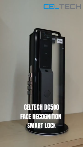 CELTECH SMART LOCK DC500 3D FACE RECOGNITION SMART LOCK | FINGERPRINT | TUYA APP【3D FACE RECOGNITION】