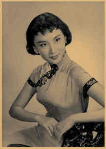 Republic of China Movie Star Charmant Poster Nostalgic Retro Kraft Paper Beauty Decorative Wall Painting Mural 461