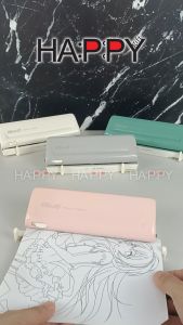 Upgraded KW-TRIO 6-hole adjustable paper puncher for diary planner