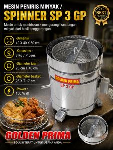 MESIN SPINNER PENIRIS MINYAK SP 30 GP