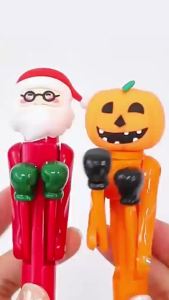 Writing Interactive Boxing Pen Boring Fun Mechanism Fist Pen Signature Press Ballpoint Pen Boxing Pen Party Game