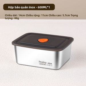 CHUANGSHUNFU | Hộp Cơm Bằng Thép Không Gỉ Chất Lượng Thực Phẩm