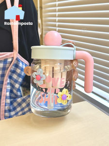 Rasta Imposta | High Appearance Tea-Water Separation Straw Glass Cup