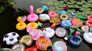 Đồ phao bơi để đồ uống họa tiết mới nhất 2024