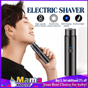 Original Mini Electric Shaver for Men Portable Electric Razor Beard Knife USB Charging Mens Shavers Face