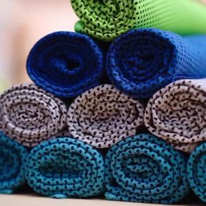 Cooling Towel Microfiber Sports Towel Printed Cooling Towels for Neck Ice Towel for Gym Yoga Running Hot Weather Quick Dry Sweat