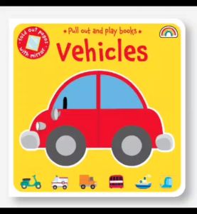 หนังสือภาษาอังกฤษเด็ก เสริมพัฒนาการ Pull out and Play books Vehicles