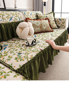 Universal Four Seasons Fixed Anti-Slip Sofa Cushion 2025 New Style One-Piece Cover Cloth Snail Edge High-End Sensation Sofa Pad