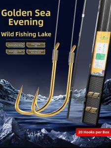 JIAZHIDIAO | Double Hook Set with Barb for Sea and Carp Fishing