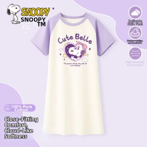 Snoopy | Ice Silk Summer Girls Sleepwear