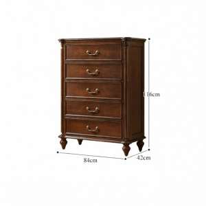 American Style Full Wood 9-Drawer Bedroom Storage Cabinet
