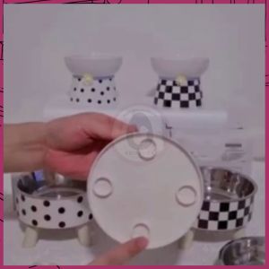 🔥 ชามอาหารสัตว์เลี้ยง ชามสแตนเลส ถ้วยอาหารแมว สุนัข มีขอบยางกันลื่น