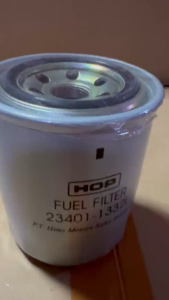 Fuel Filter Diesel - Filter Solar Atas HOP Hino Dutro HT130-RINO 14B-DYNA 130HT-HT125-LOHAN 23401-1332L