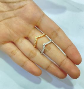 Noin Cincin Wanita Fuji Zircon Perhiasan Elegan SImple Mewah Cantik Lapis Emas