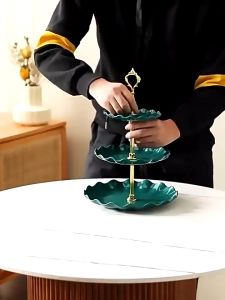 Rak Kue Dessert Lebaran Susun 3 Tingkat