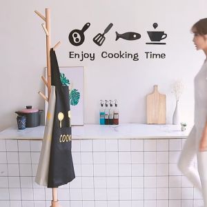 Higher Home Household kitchen apron with hand wiping area and pocket waterproof and oil resistant apron COD