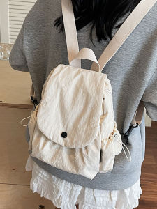 Retro Casual Style Womens Backpack Versatile Fashionable Double Shoulder Bag Commuter Crossbody Bag Soft Material Daily Use