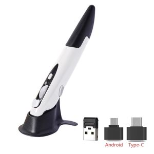 2.4G Wireless Mouse Pen Personality Creative Vertical Pen-Shaped Stylus Battery Mouse Suitable For PC And Laptop Mice