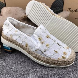 J&M Happy Mary Womens Flat Shoes Spring Summer Lace Hollow out Canvas Fashionable Slip-On Sweet Style round Toe Rubber Sole