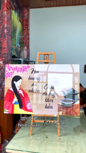 Khung tranh spa tranh spa tráng gương tranh gội đầu dưỡng sinh Tranh Spa dưỡng sinh bấm huyệt đông y lưu thông khí huyết tráng gương treo tường SPQC15