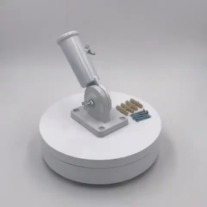 180 Derajat Holder Tiang Bendera Aluminum / Bracket Tiang Bendera / Pemegang Tiang Bendera Dinding