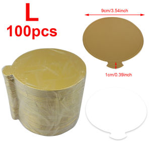 (clearance)100pcs Golden Cake Mousse Mat Cake Base Dessert Tray Cardboard Pastry Bread Stand Christmas Wedding Party Cake Decor Tools