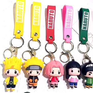Naruto series Keychain Naruto Kakashi Itachi Sasuke Key Chain Cute Gift Key Ring Key Holder