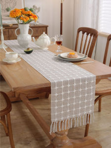 Nordic Style Cotton Linen Table Runner: Simple & Lightweight Luxury