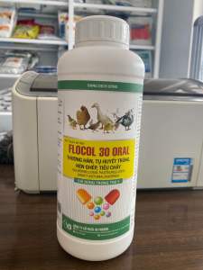 FLOCOL 30 ORAL (chai 1lít) dứt điểm thương hàn tụ huyết trùng hen ghép