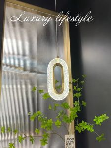 Lampu gantung kristal lampu dalam ruangan modern langit-langit tinggi 3 warna lampu gantung lampu kamar tidur Skandinavia kawat lampu yang dapat disesuaikan 22