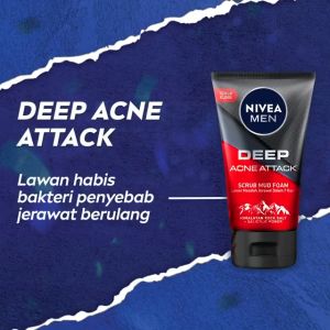NIVEA MEN Facial Foam Pembersih Muka Pria 100ML All Varian