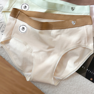 Womens Underwear Long Crotch 7A Antibacterial Pure Cotton Panties Class A Cotton Mid-Low Waist Womens Shorts Seamless Antibacterial