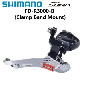 SHIMANO SORA R3000 Series FD-R3000 Front Derailleur Brazed On 2x9 Speed For Road Bike Bicycle Original Shimano Bike Part