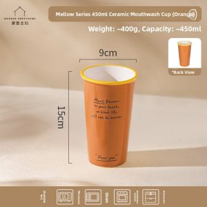 MODERN SWEETHOME | Couples Student Dormitory Ceramic Washing Cup