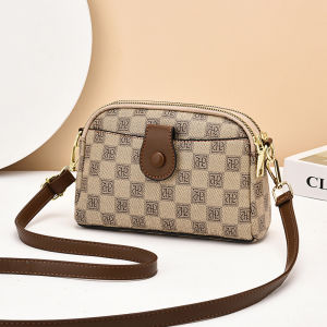 Kangaroo Genuine Leather Small Square Bag Crossbody 2025 New Fashion Versatile Stylish Single Shoulder Mobile Phone Bag Ladies Handbag