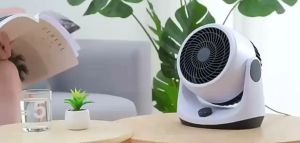 SUN HARDWARE Adjustable Tilt Quiet Convection Fan TurboForce Fan