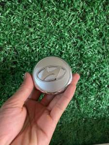 Logo chụp mâm hyundai 65cm ốp lazang bánh xe ô tô Hyundai đường kính ngoài 65mm