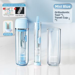 Portable Orthodontic Travel Kit for Adults and Children Soft Foldable Toothbrush Set ETRAVEL