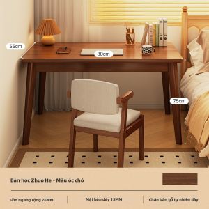 ZHUOHE | Bàn Học Và Làm Việc Có Kệ